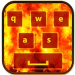 flames keyboard android application logo